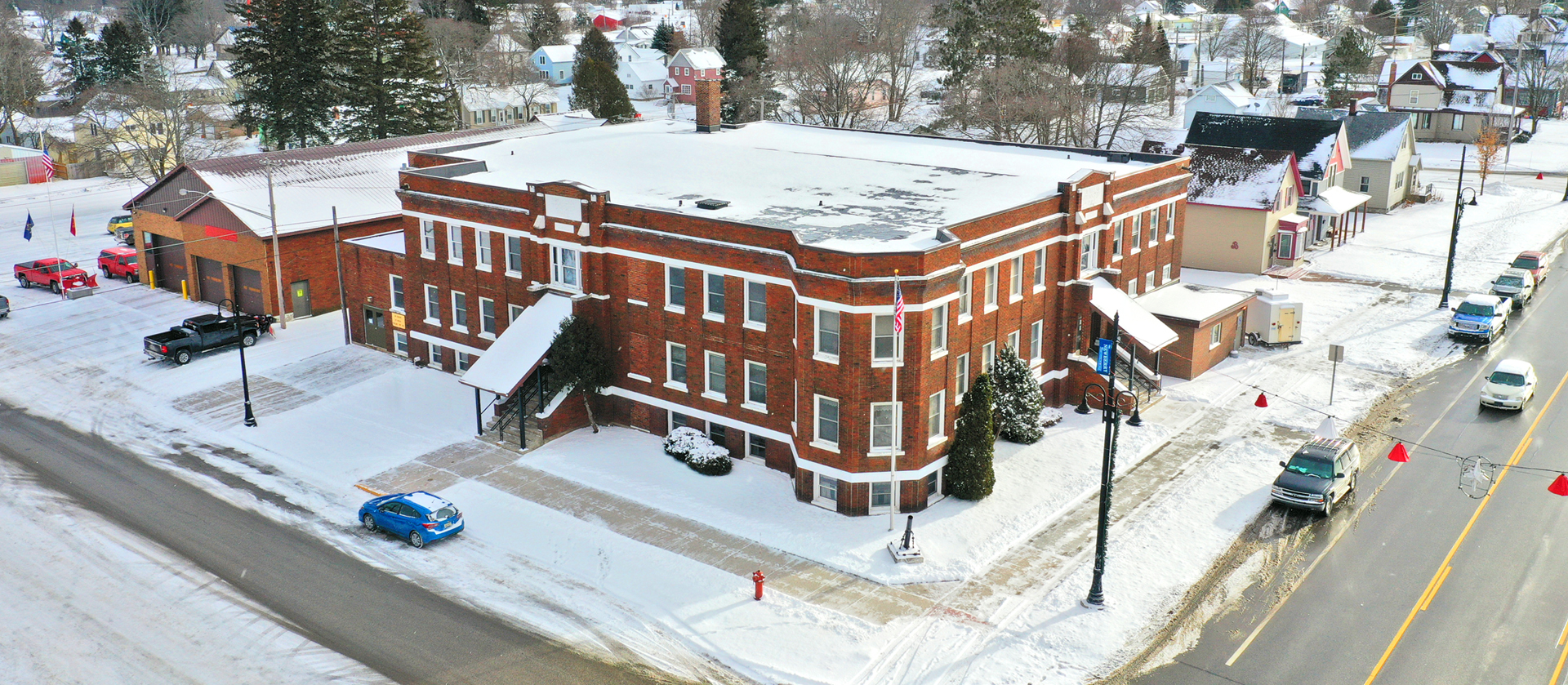 Newberry Community Building, McMillan Township Hall, Michigan 